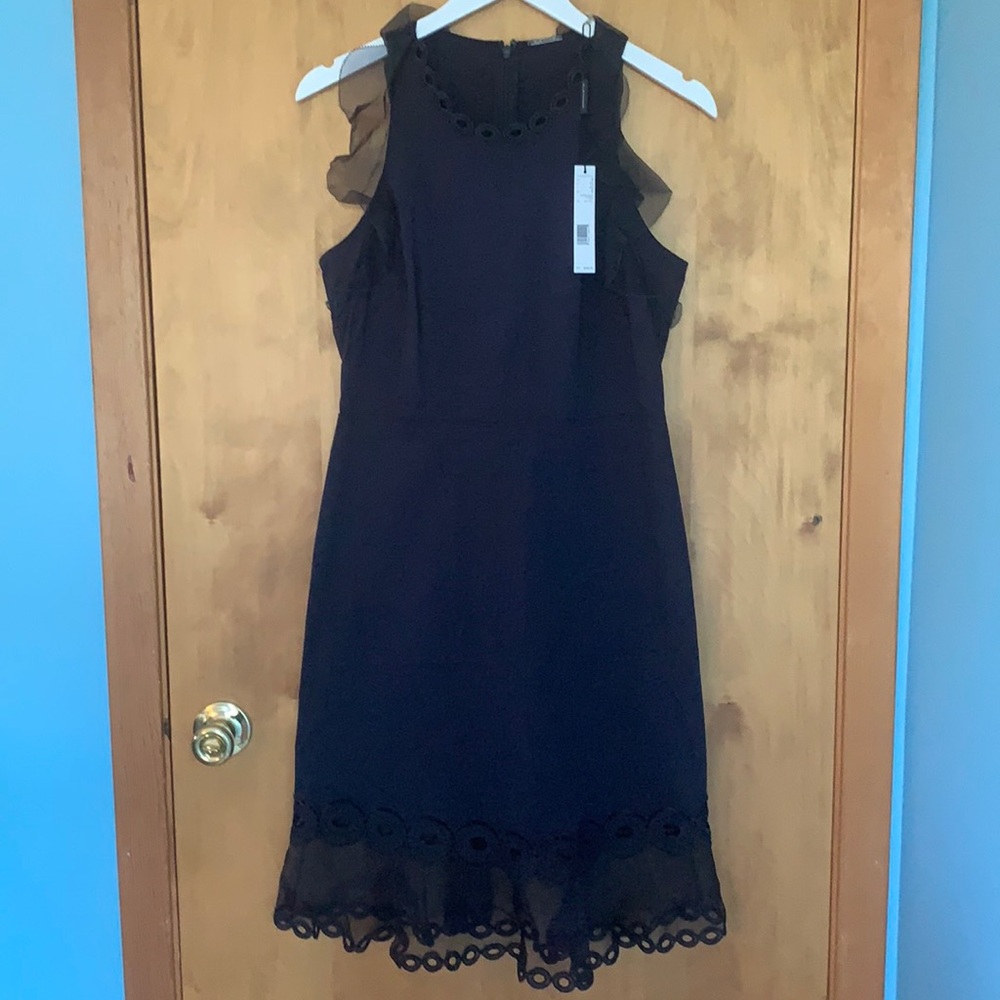 Navy Elie Tahari dress NWT Sz 6 Wedding guest